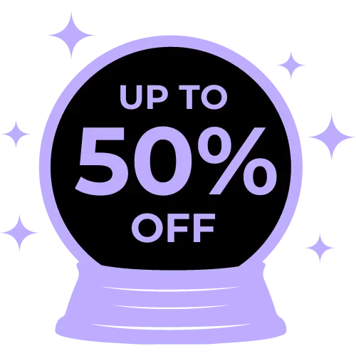50% off